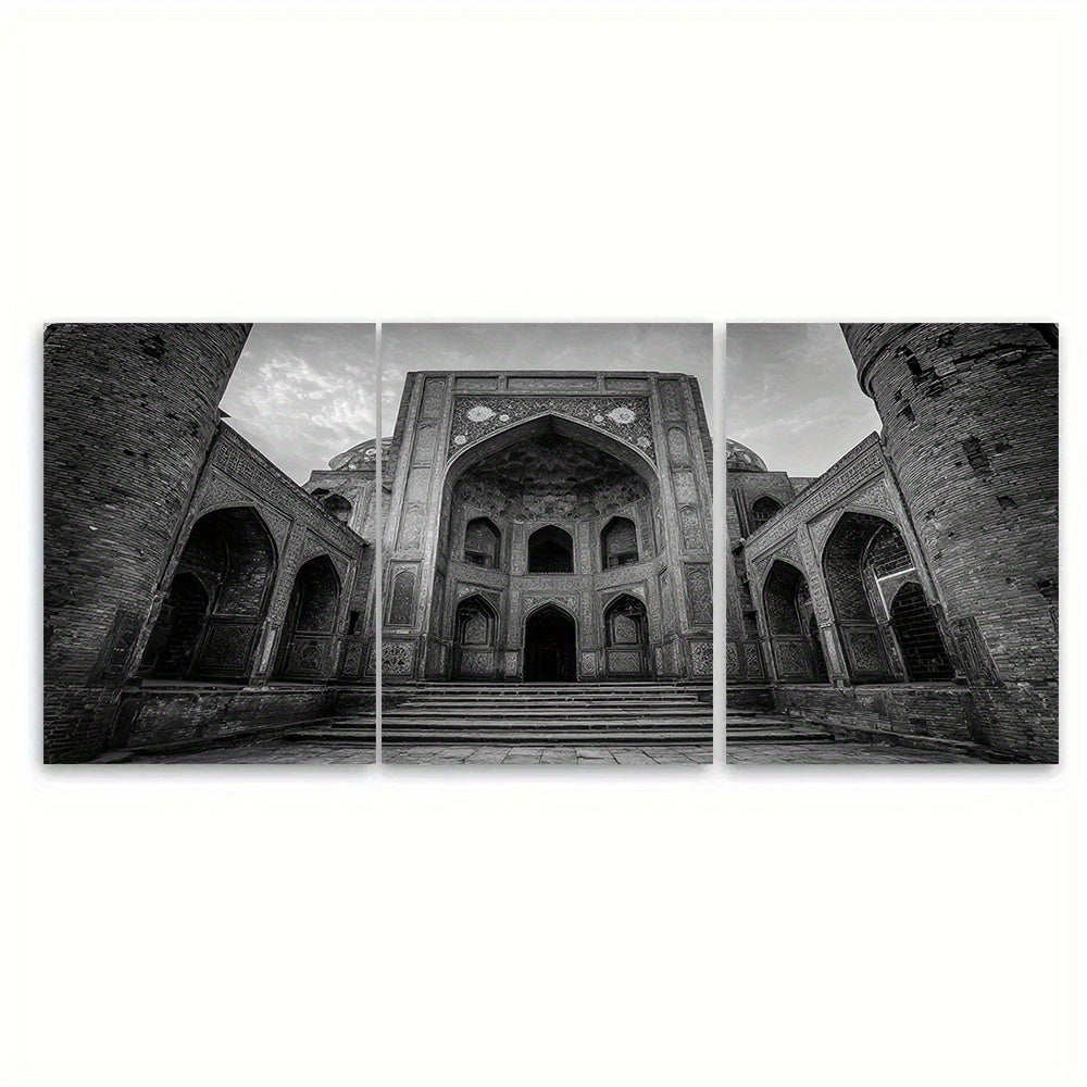 3pcs, 2D Flat Framed wall art - 40.64x60.96 cm, Set of 3 Karachi Posters, Pakistan Travel Prints, Karachi Travel Art, Islamic Wall Art, Islamic Travel Posters, Muslim Gift, Pakistani Decor627An16937