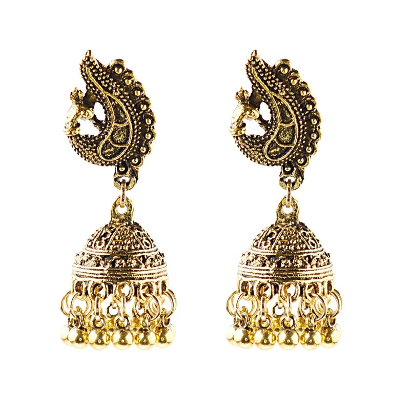 New Big Round Tassel Earrings