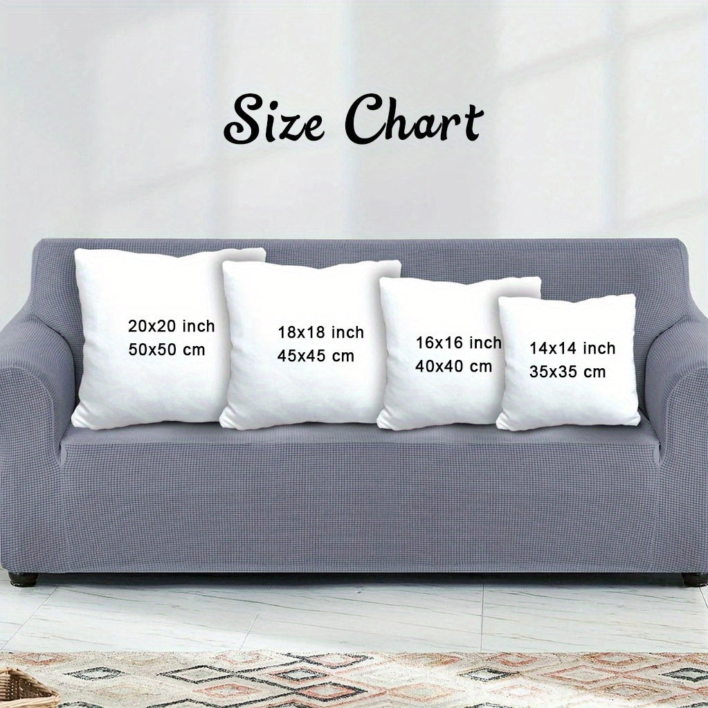 Vintage Urdu Throw Pillow Cover - 16/18 Inch Polyester, Double-Sided Print with Zip Closure, Machine Washable for Sofa or Bed Decor, Living Room Accent|Vintage Style|Zippered Pillowcase, Decorative Pillows