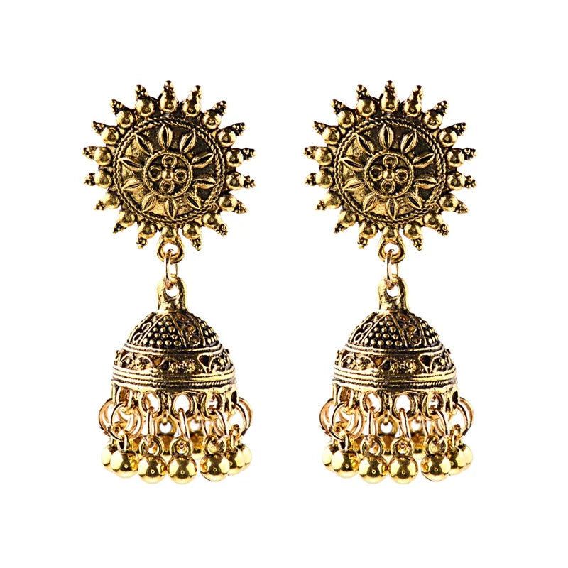 New Big Round Tassel Earrings