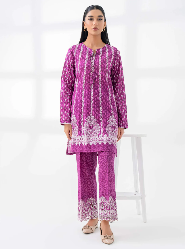 Limelight: Linen Co-Ord Set-Embroidered (Pret)