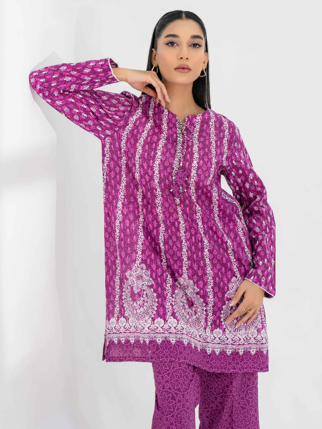 Limelight: Linen Co-Ord Set-Embroidered (Pret)