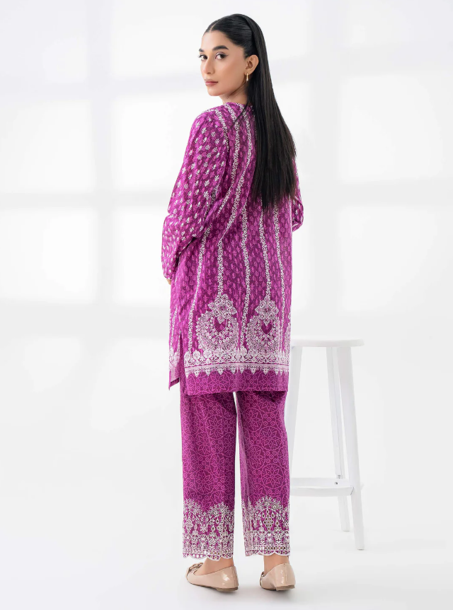 Limelight: Linen Co-Ord Set-Embroidered (Pret)