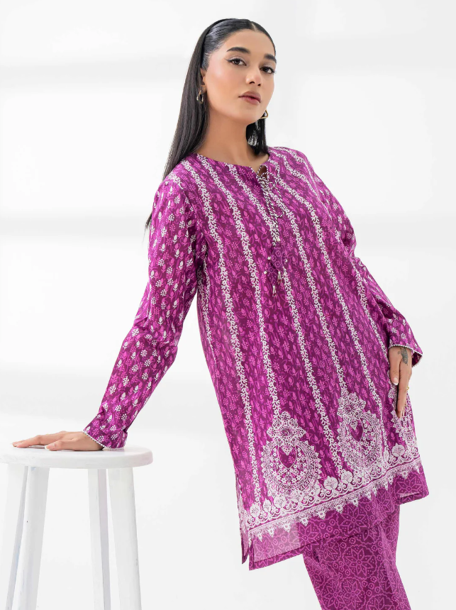 Limelight: Linen Co-Ord Set-Embroidered (Pret)