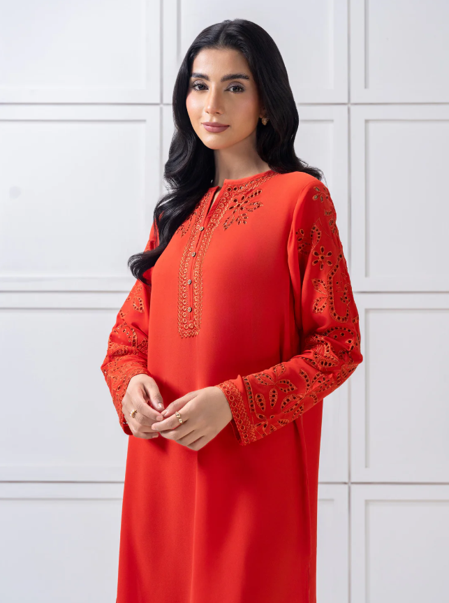 Limelight: Grip Co-Ord Set-Embroidered (Pret)