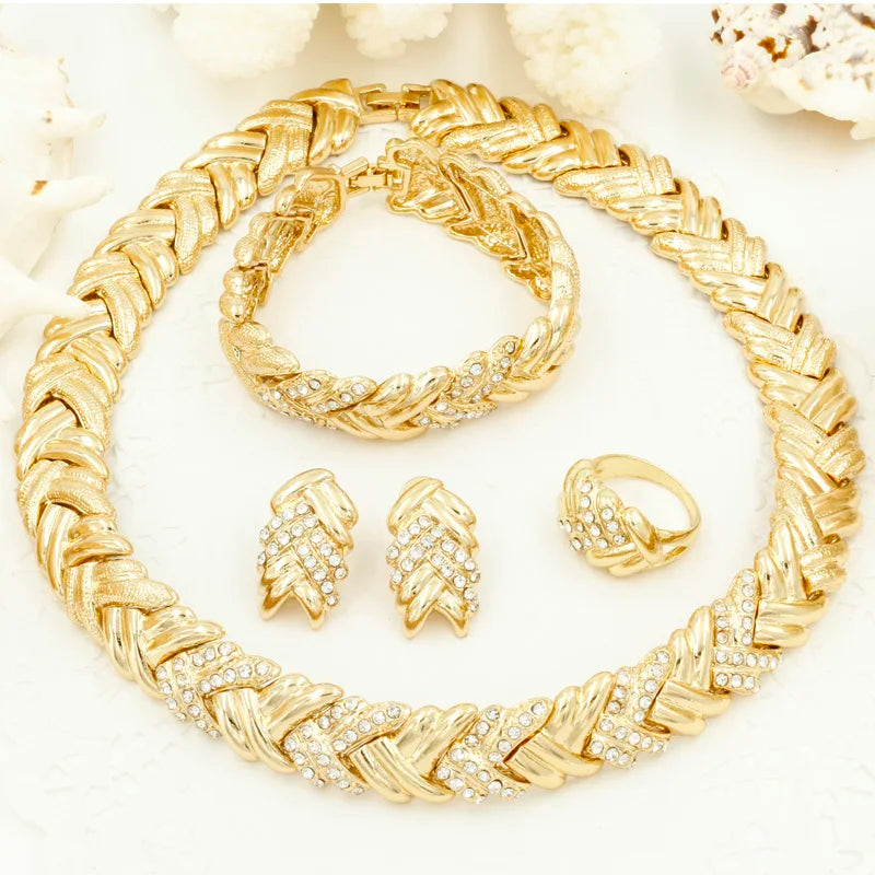 Gold Color Jewelry Sets for Women