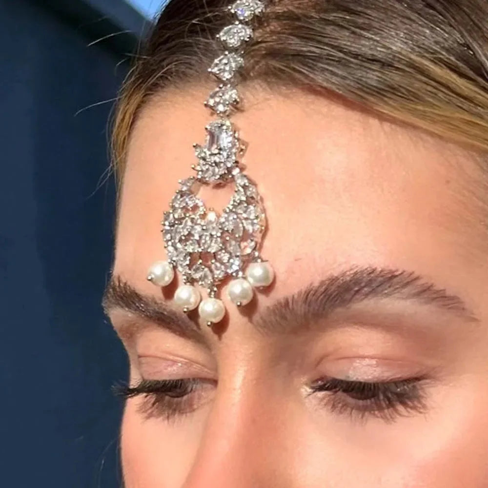 Pearl Head Chain/Matha Tikka