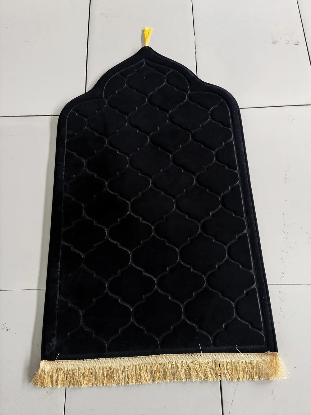 Muslim Prayer Rug Thick,Soft Velvet Mat Ramadan Gift,Portable Prayer Mat for Women Man Kids Meditation
