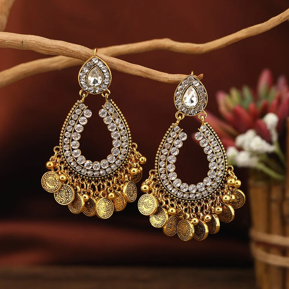 Elliptical quadrilateral lines Earrings