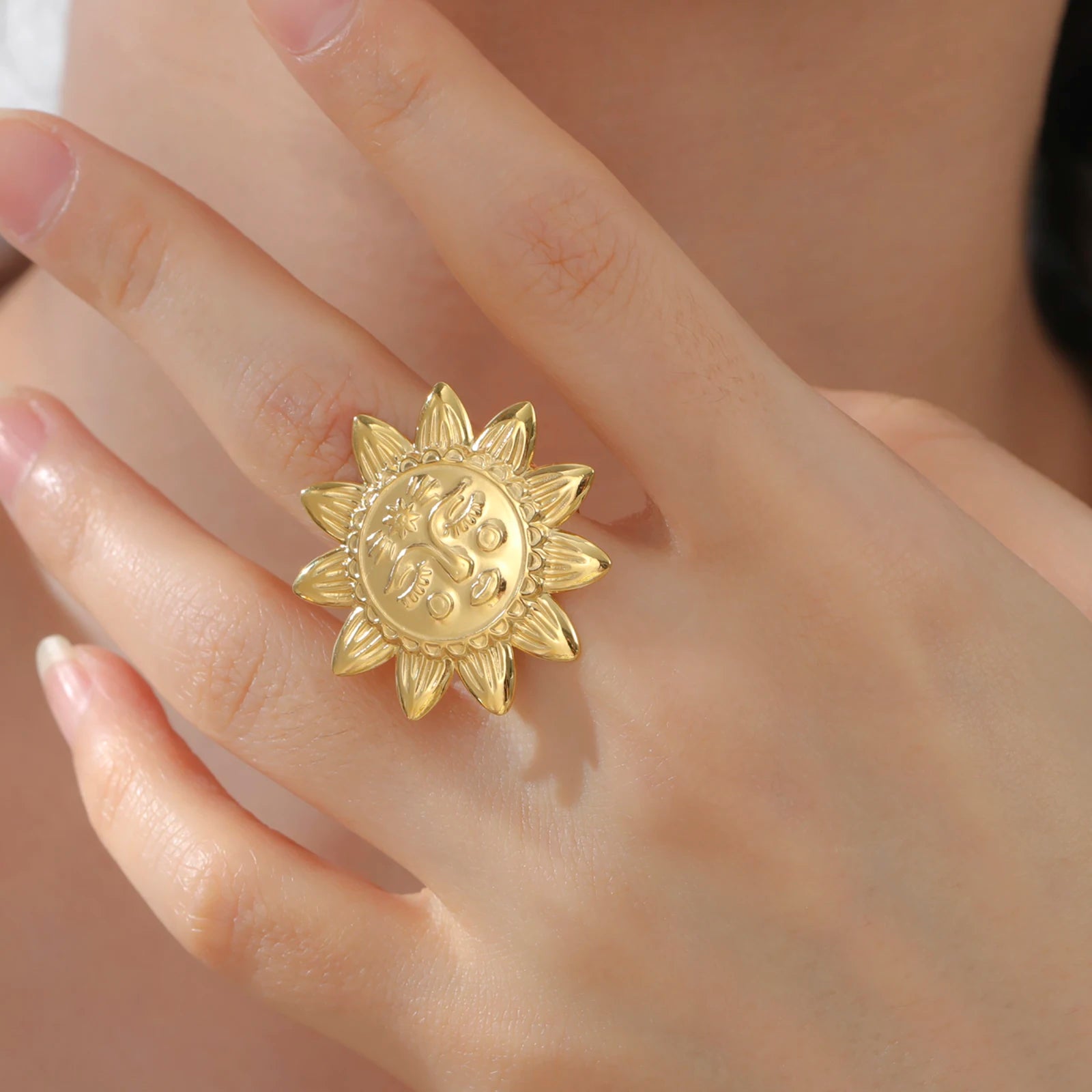 Aesthetic Flower Rings
