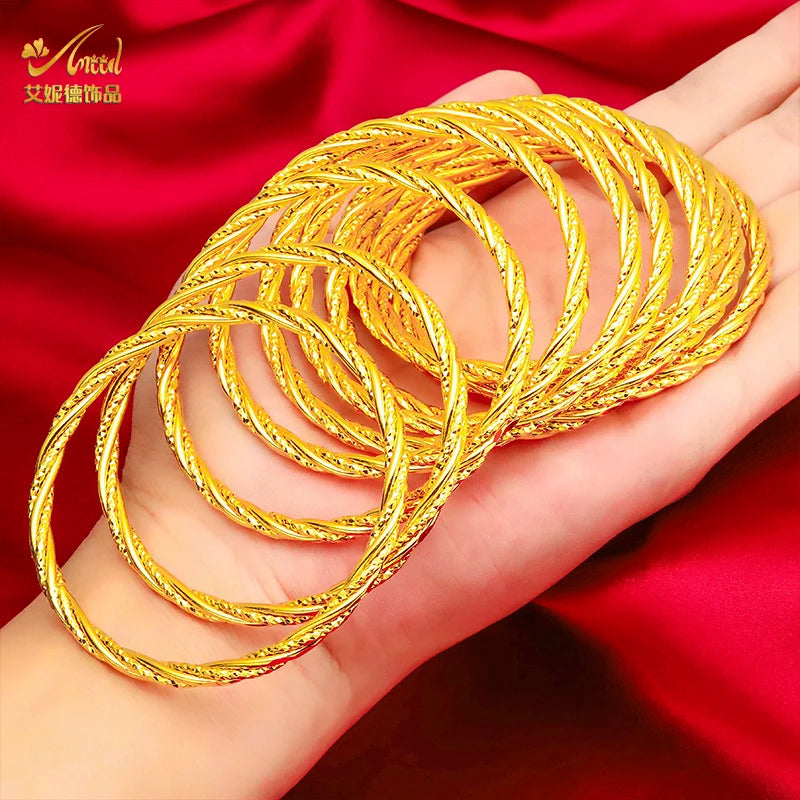 Gold Color Indian Bangles