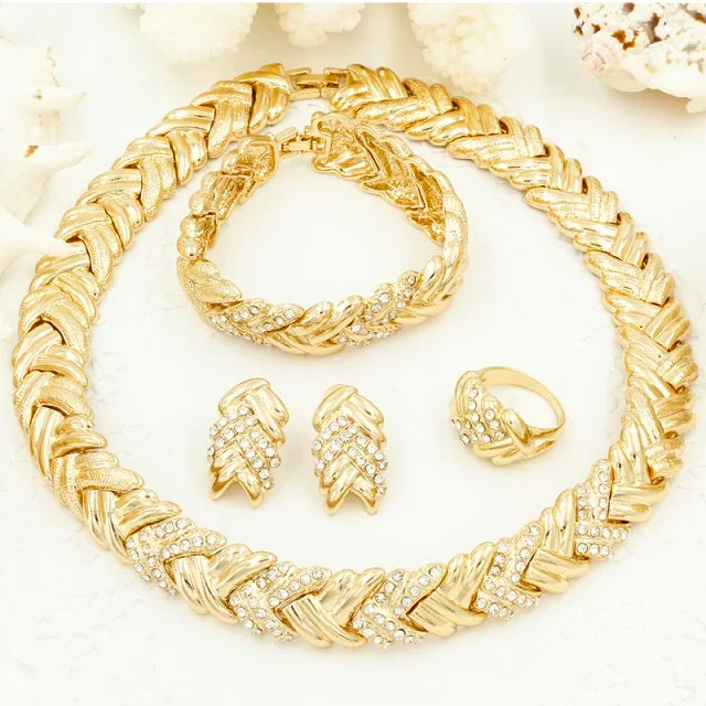 Gold Color Jewelry Sets for Women