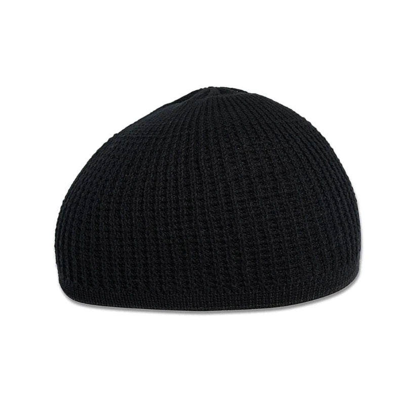 Ethnic Muslims Men Prayer Hat Knitted Islamic Kufi Hat Comfortable Namaz Hat Traditional Islamic Headwear