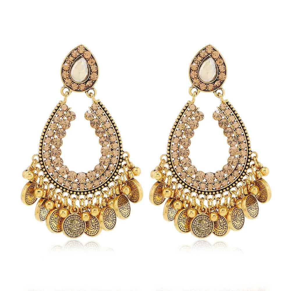 Elliptical quadrilateral lines Earrings