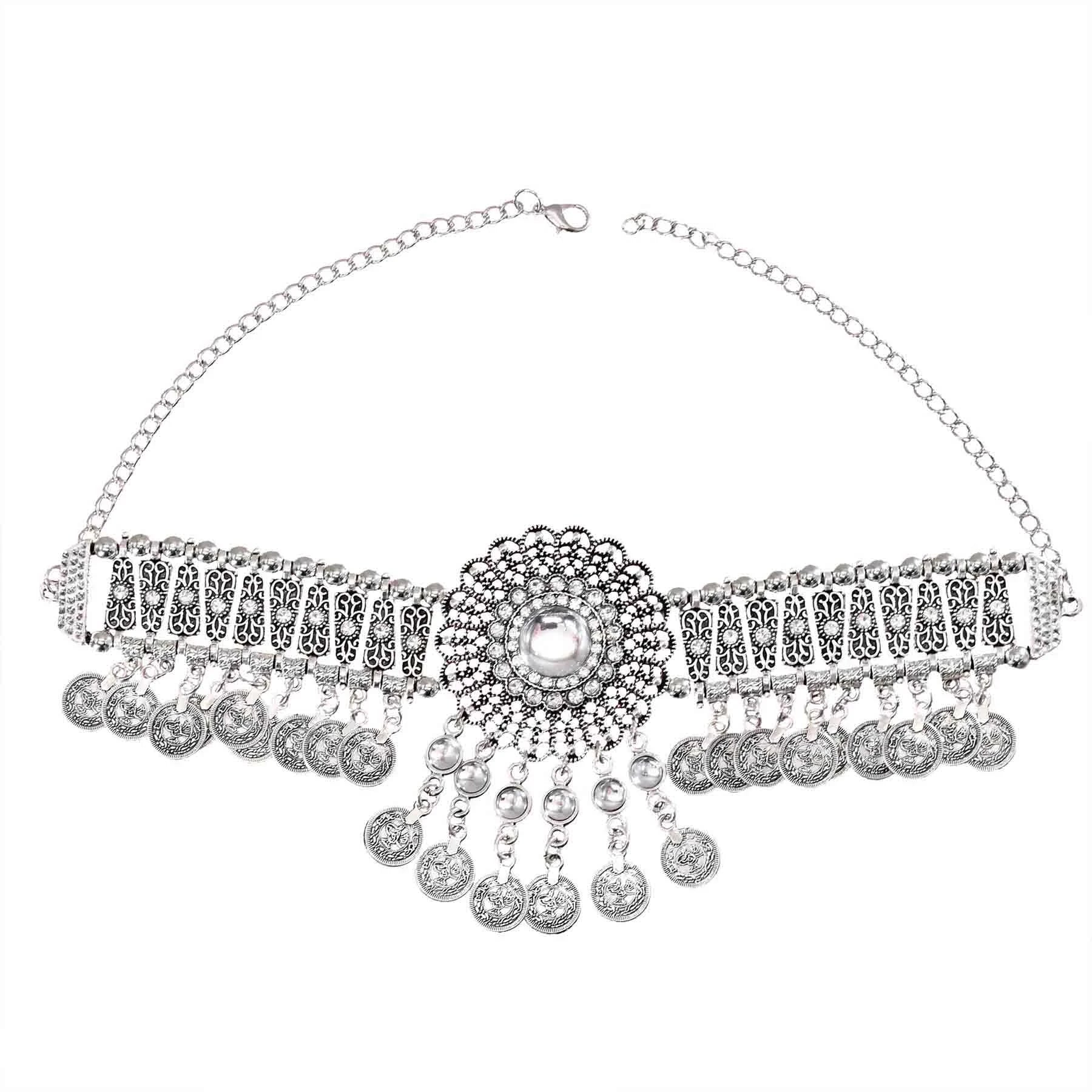 Turkish Ethnic Coin Choker Necklace