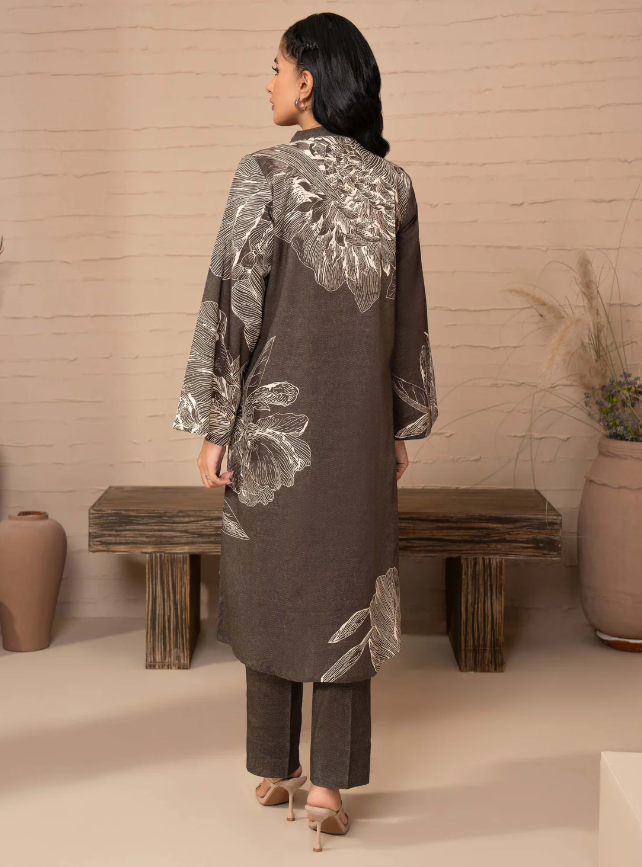 Limelight: 2 Piece Khaddar Suit-Printed (Unstitched)