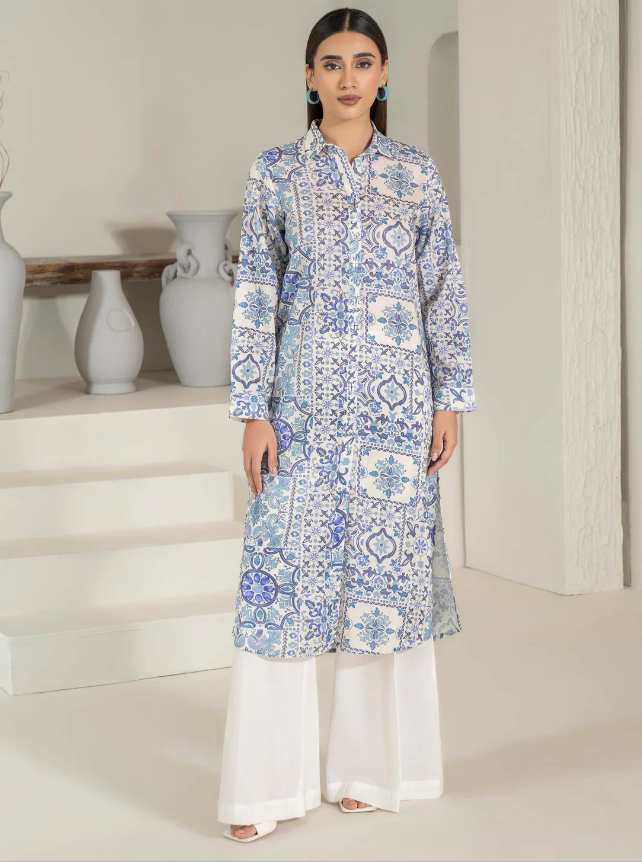 Limelight: Khaddar Shirt-Printed (Unstitched)
