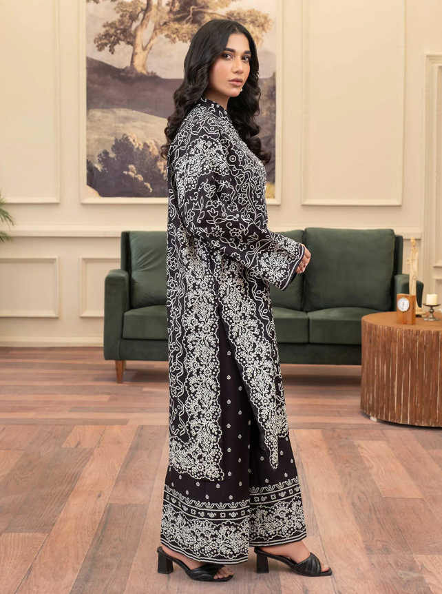 Limelight: 2 Piece Khaddar Suit-Paste Print (Unstitched)