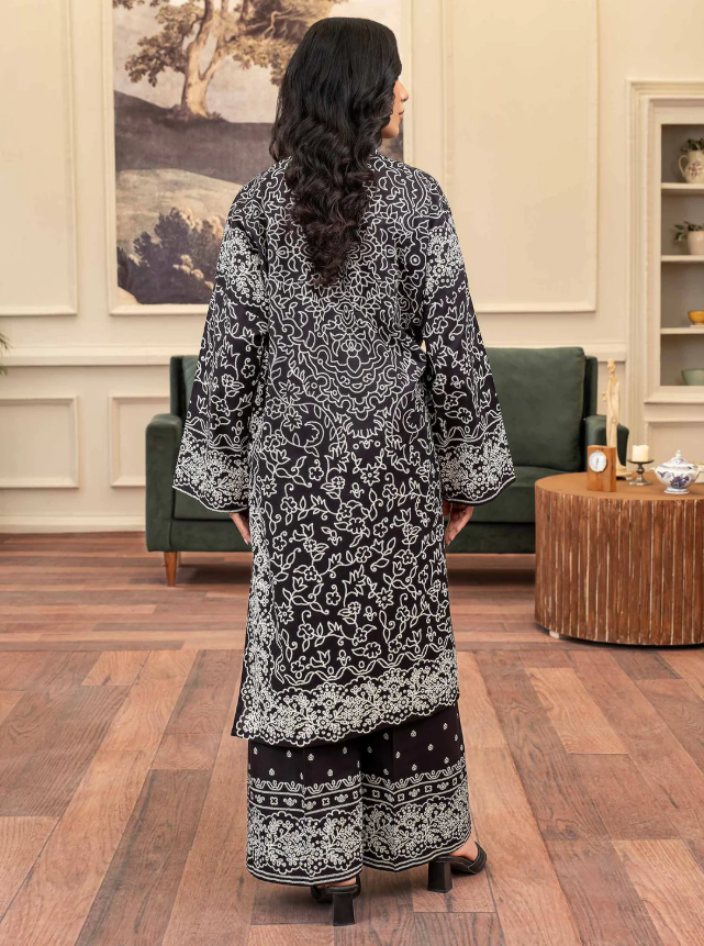 Limelight: 2 Piece Khaddar Suit-Paste Print (Unstitched)