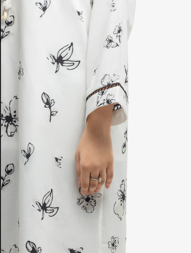 Edenrobe: Pret 2Pc Printed Cambric Shirt Trouser
