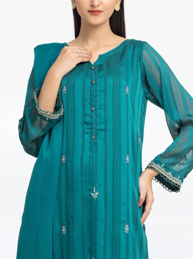Edenrobe: Pret 3Pc Georgette Suit