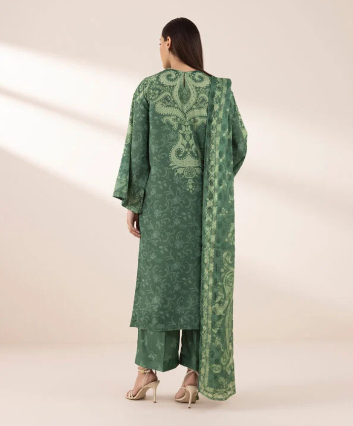 Sapphire: 3 Piece - Embellished Silk Suit