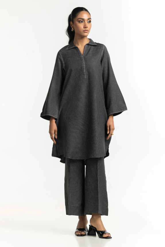 Gul-Ahmed Ideas: Yarn Dyed Co-Ord Set