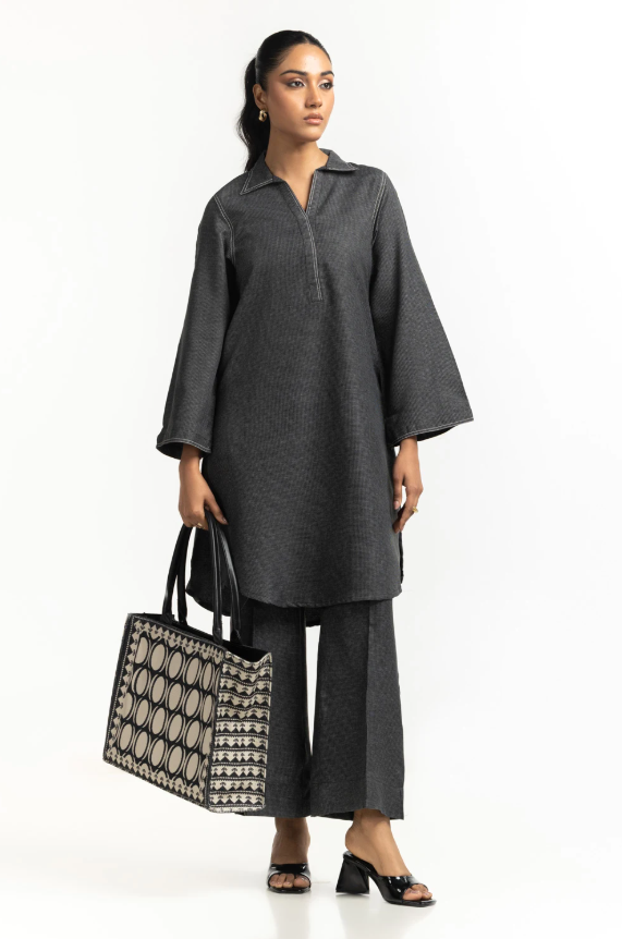 Gul-Ahmed Ideas: Yarn Dyed Co-Ord Set