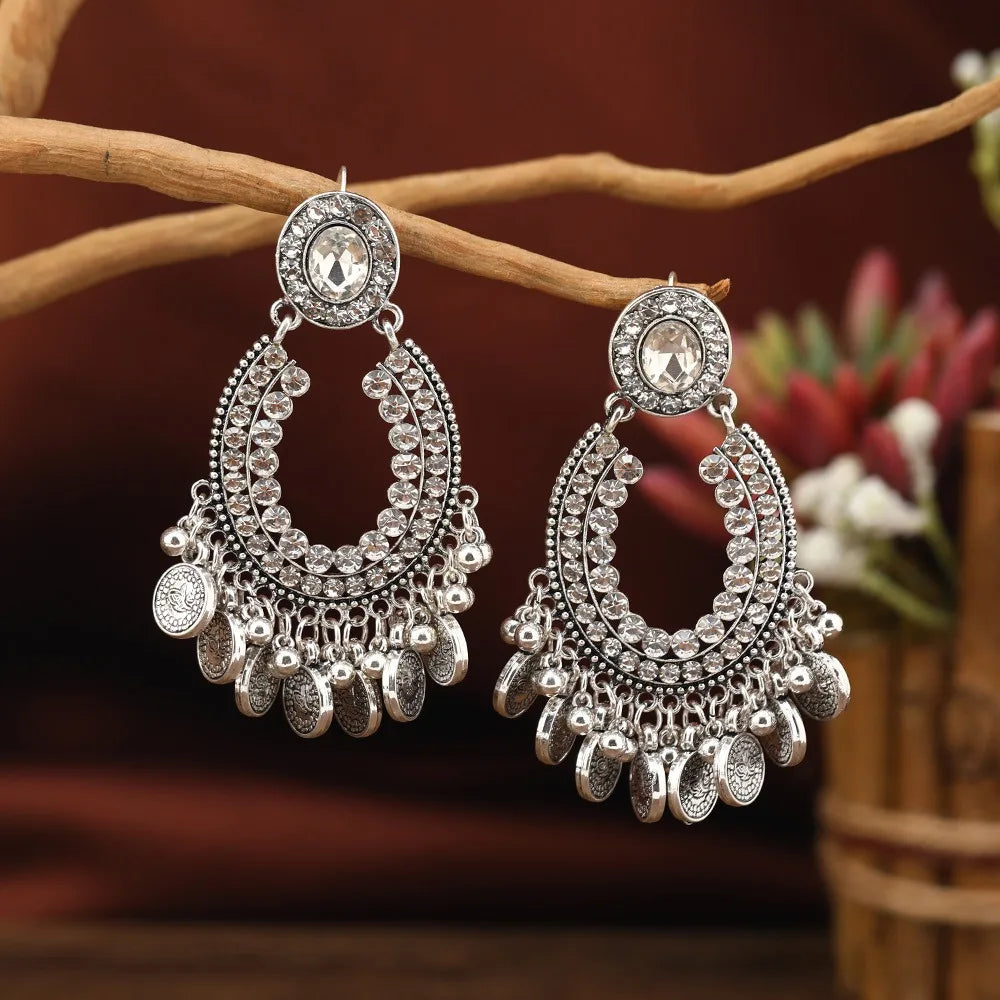 Elliptical quadrilateral lines Earrings