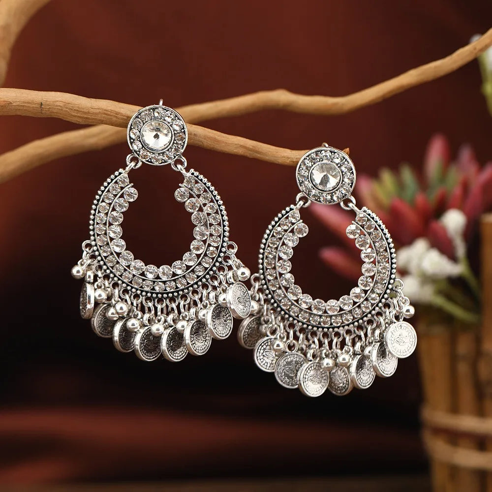 Elliptical quadrilateral lines Earrings